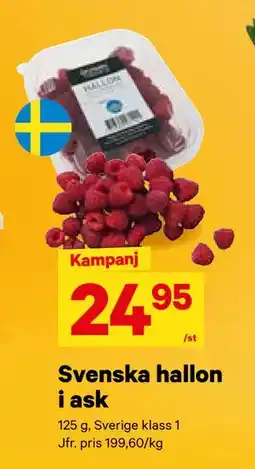 City Gross Svenska hallon i ask erbjuda