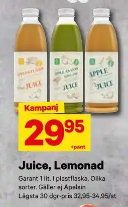 City Gross Juice, Lemonad erbjuda