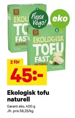 City Gross Ekologisk tofu naturell erbjuda