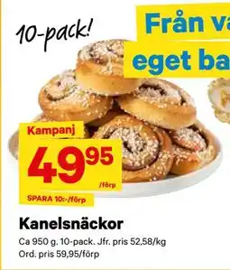 City Gross Kanelsnäckor erbjuda