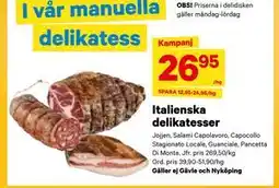 City Gross Italienska delikatesser erbjuda