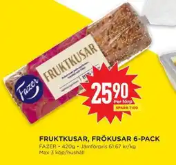 Willys FRUKTKUSAR, FRÖKUSAR 6-PACK erbjuda