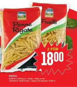 Willys PASTA erbjuda
