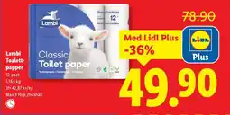 Lidl Lambi toalettpapper erbjuda