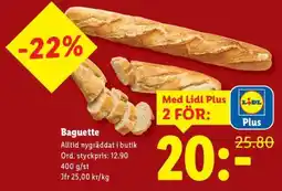 Lidl Baguette erbjuda
