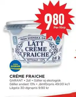 Willys CRÈME FRAICHE erbjuda
