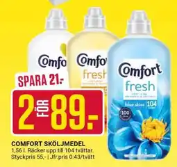 ÖoB Comfort Sköljmedel erbjuda