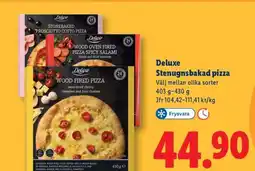 Lidl Deluxe Stenugnsbakad pizza erbjuda