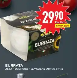 Willys BURRATA erbjuda