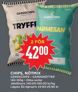 Willys CHIPS, NÖTMIX erbjuda
