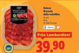 Lidl Deluxe Bresaola della valtellina erbjuda