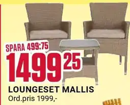 ÖoB LOUNGESET MALLIS erbjuda