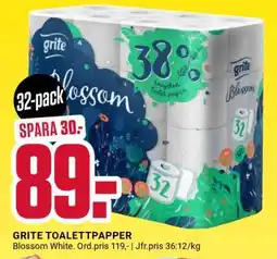 ÖoB GRITE TOALETTPAPPER erbjuda