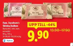 Lidl Fam. Jacobsen’s Skinka/kalkon erbjuda