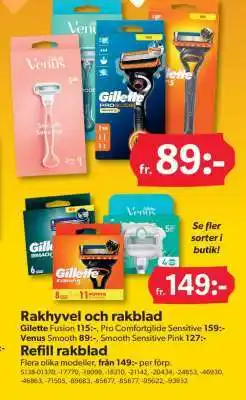 DollarStore Rakhyvel och rakblad erbjuda