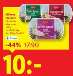 Lidl Milbona Färskost erbjuda