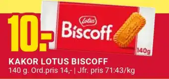 ÖoB KAKOR LOTUS BISCOFF erbjuda