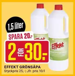 ÖoB EFFEKT GRÖNSÅPA erbjuda