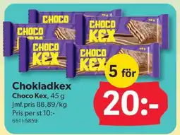 DollarStore Choco Kex erbjuda