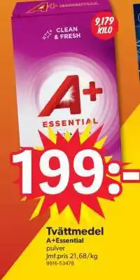 DollarStore Tvättmedel A+ Essential erbjuda