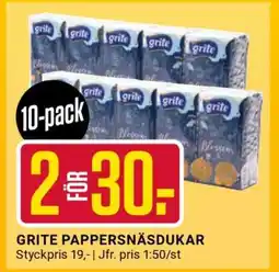 ÖoB Grite Pappersnäsdukar erbjuda