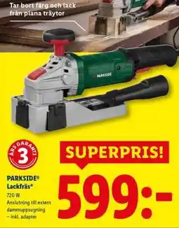 Lidl PARKSIDE Lackfräs erbjuda