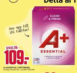 ÖoB A+ ESSENTIAL TVÄTTMEDEL erbjuda