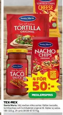 Coop SANTA MARIA TEX MEX erbjuda