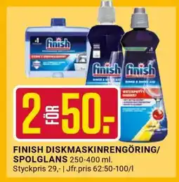 ÖoB FINISH DISKMASKINRENGÖRING/SPOLGLANS erbjuda