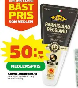 Coop Parmigiano Reggiano erbjuda