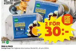 Coop Ägg 6-pack erbjuda