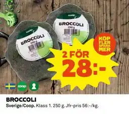 Coop Broccoli erbjuda