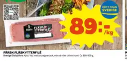 Coop Färsk fläskytterfilé erbjuda