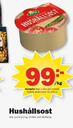 Pekås Hushållsost erbjuda