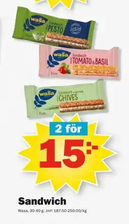 Pekås Sandwich erbjuda