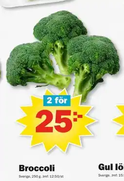 Pekås Broccoli erbjuda