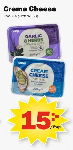 Pekås Creme Cheese erbjuda