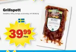 Pekås Grillspett erbjuda