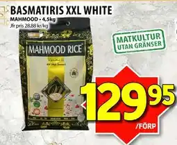 Matvärlden Tensta BASMATIRIS XXL WHITE erbjuda