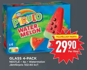 Willys GLASS 4-PACK erbjuda