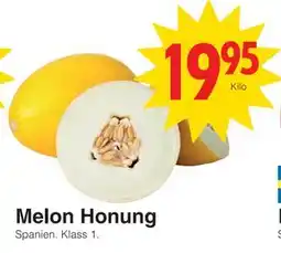 Matöppet Melon Honung erbjuda