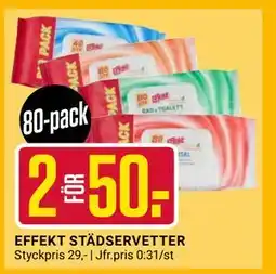 ÖoB EFFEKT STÄDSERVETTER erbjuda