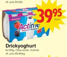 Matöppet Drickyoghurt erbjuda