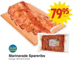 Matöppet Marinerade Spareribs erbjuda