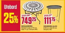ÖoB Utebord erbjuda