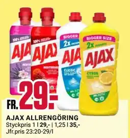 ÖoB AJAX ALLRENGÖRING erbjuda