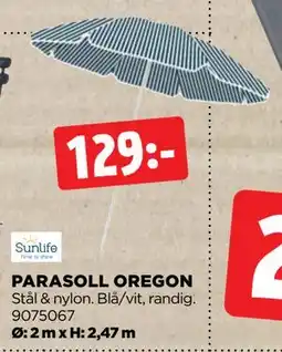 Jem&Fix PARASOLL OREGON erbjuda