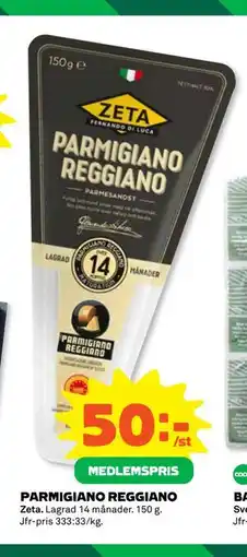 Coop Daglivs PARMIGIANO REGGIANO erbjuda