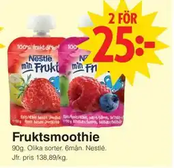 Matöppet Fruktsmoothie erbjuda