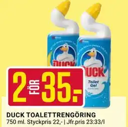 ÖoB DUCK TOALETTRENGÖRING erbjuda